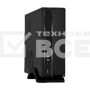 Компьютерный корпус Desktop ExeGate MI-207U (mini-ITX/mATX, без БП, 2*USB+1*USB3.0, аудио, черный)