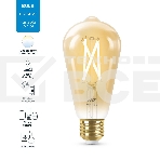Лампа светодиодная WiZ Wi-Fi BLE50WST64E27920-50Amb1PF/6, фото4