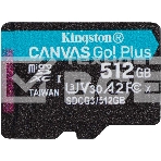 Флеш карта Kingston microSD 512GB microSDXC Class 10 UHS-I U3 V30 Canvas Go Plus 170MB/s, фото7