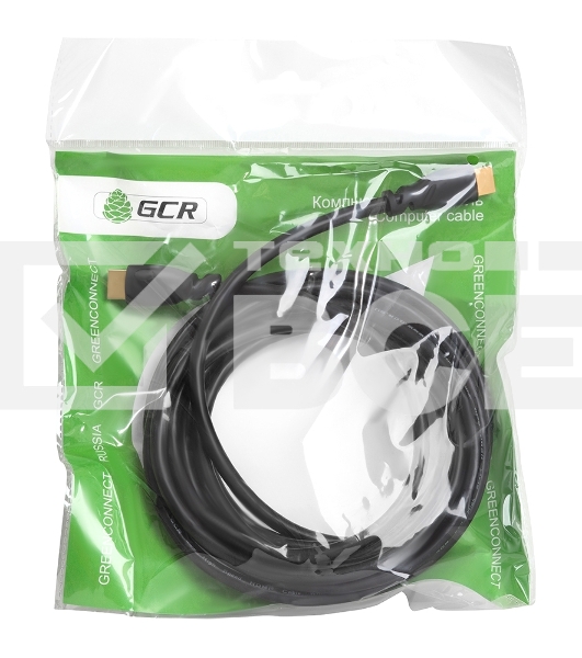 Кабель GCR Premium 1.8m HDMI 2.0, HDR, Ultra HD 4K60 Hz/ 5K30Hz, 3D, Ethernet 18.0 Гбит/с, OD8.0mm, 28/26 AWG, черный
