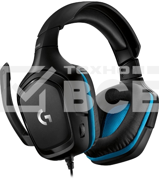 Гарнитура Logitech Headset G432 Wired Gaming Leatherette Retail