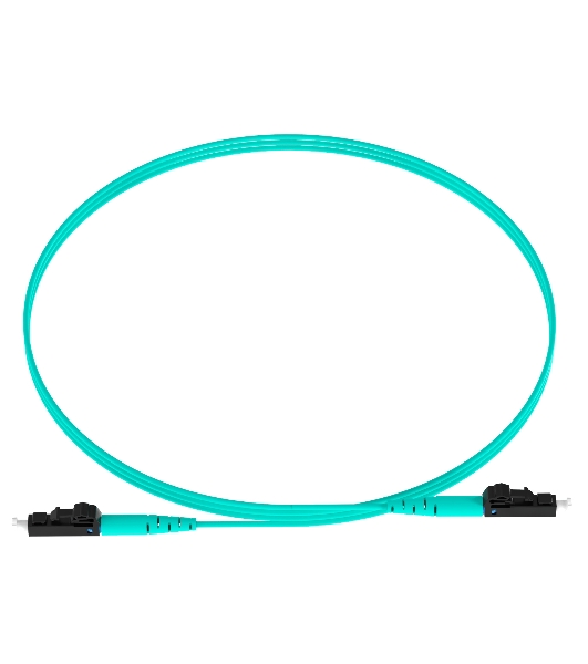 Патч-корд Panduit FZ2ELLNLNSNM001 2x50/125 OM4 LC дуплекс-LC дуплекс 1м LSZH аквамарин