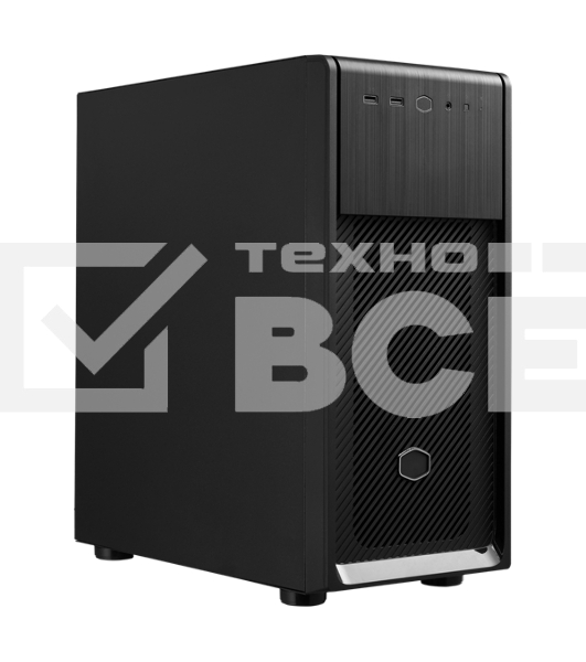 Компьютерный корпус Cooler Master Elite 500 w/o ODD bay, 2xUSB3.2, 1x120Fan, w/o PSU, Black, Steel left panel, ATX