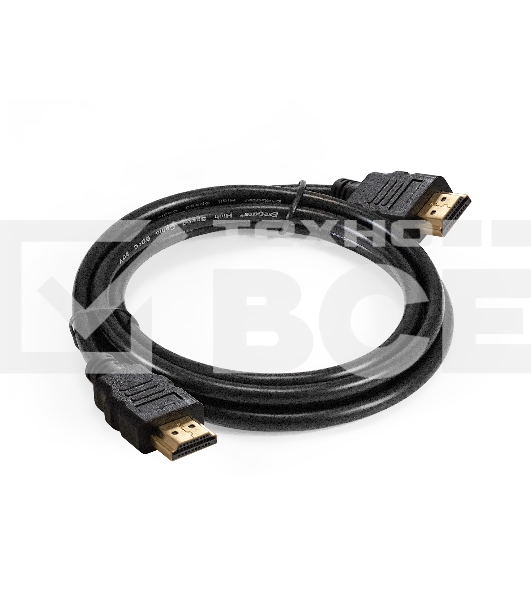 Кабель HDMI ExeGate EX-CC-HDMI-1.5 (19M/19M, 1,5м, v1.4b, позолоченные контакты)