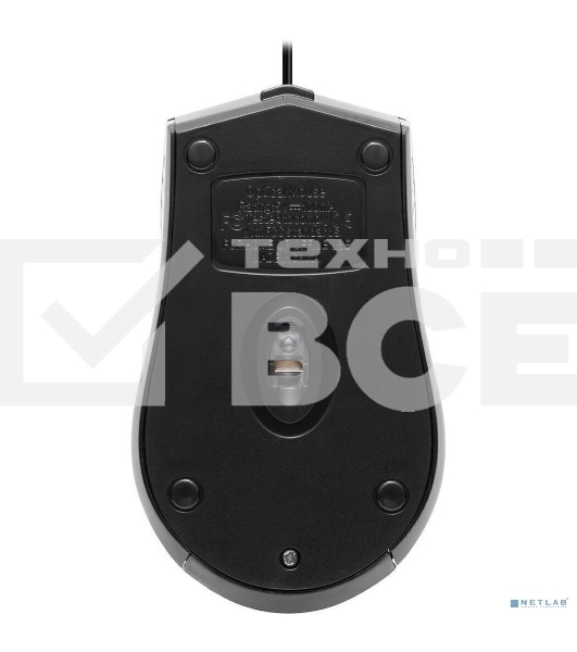 Мышь проводная Defender HIT MB-530 черный, 1000 dpi, USB, кнопки - 3
