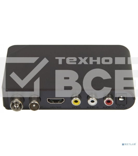 Ресивер DVB-T2 Hyundai H-DVB200 черный