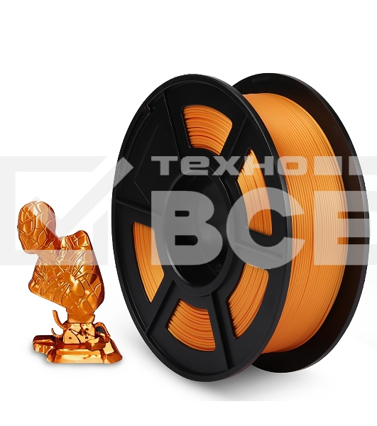 Филамент NVPRINT Silk PLA+Brass для 3D печати диаметр 1.75мм  длина 330 метров  масса 1 кг