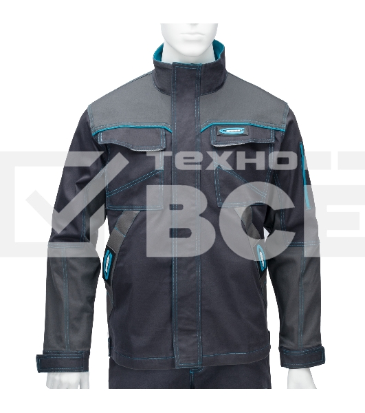 Куртка профессиональная рабочая, 97% хлопок 3% спандекс, XXXL Gross