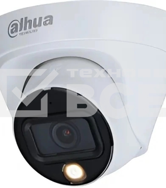 Камера видеонаблюдения IP Dahua DH-IPC-HDW1239T1P-LED-0360B-S6 3.6-3.6мм цв. корп.:белый