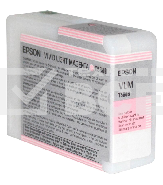 Картридж струйный Epson C13T580B00 светло-пурпурный (80ml)