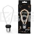 Лампа светодиодная Gauss Filament 4Вт цок.:E27 трубка 220B св.свеч.бел.теп. (упак.:10шт), фото7