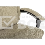 Кресло руководителя Бюрократ T-9950MSG-F Fabric песочный Light-21, крестов. пластик, подст. для ног, фото12