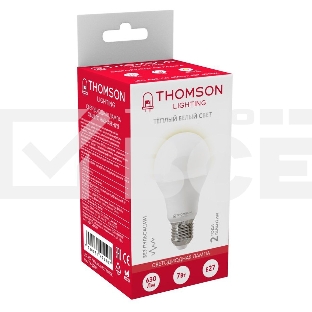 Лампа светодиодная Hiper THOMSON LED A60 7W 630Lm E27 3000K TH-B2001