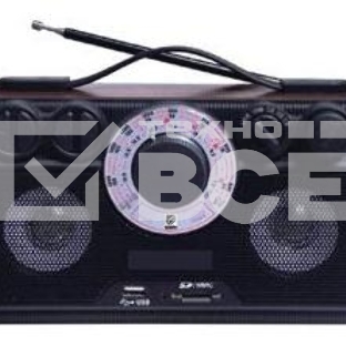 БЗРП РП-304/СИГНАЛ USB, SD(Диапазон УКВ 88-108 Мгц/СВ-530-1600Кгц/КВ-5,6-18,3 Мгц, USB, слот под SDкарту, МР3, 6В/220В, стереозвук, размер 290х135х160 мм.)