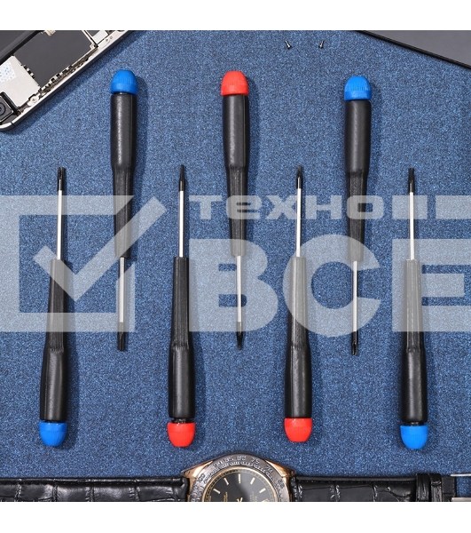Набор часовых отверток TORX 7 предметов Rexant