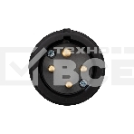 Вилка переносная влагозащищенная 3Р+РЕ, 32 А, IP44 каучук, черная Rexant, фото5