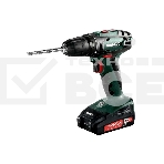 Дрель-шуруповерт Metabo BS 18602207560, Аккумуляторный, 18В, 2 АКБ, Кейс, фото2