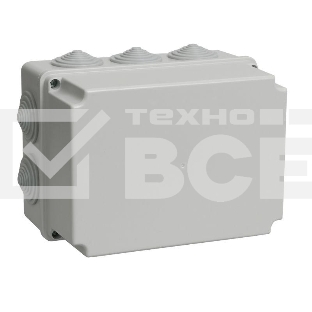 Коробка распаячная ОП 190х140х120 IP44 КМ41245 (10 каб.ввод.) ИЭК UKO10-190-140-120-K41-44