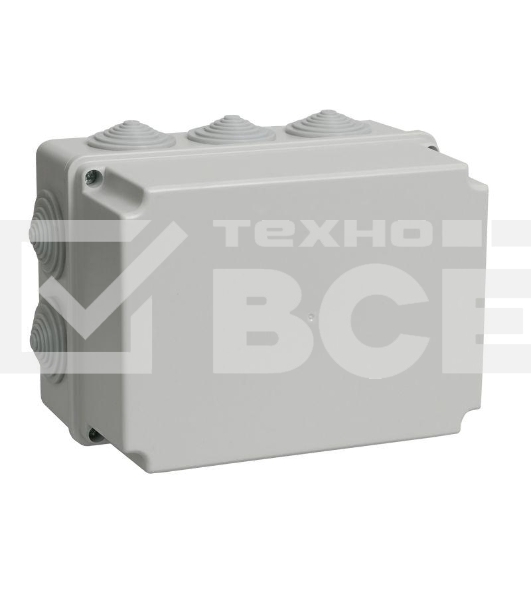 Коробка распаячная ОП 190х140х120 IP44 КМ41245 (10 каб.ввод.) ИЭК UKO10-190-140-120-K41-44