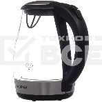 Чайник электрический Hyundai HYK-G2030 1.7л. 2200Вт черный (корпус: стекло), фото2