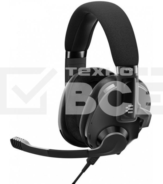 Игровая гарнитура EPOS H3 Hybrid чёрная (Sennheiser, mini jack 3.5 мм, USB, Bluetooth®, PC / Soft phone, PS4, Xbox One, Nintendo Switch, Mac OSX, PS5, Xbox Series X)