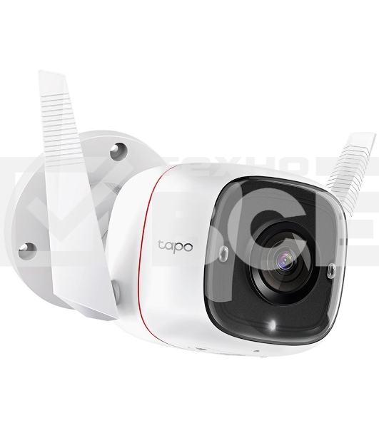 Видеокамера IP TP-Link Tapo C310 White 3MP indoor & outdoor IP camera, 30m Night Vision, IP66 dust & waterproof, Motion Detection and Notification, 2-way Audio, supports Micro SD card storage, easy setup with APP