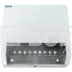 Шкаф коммутационный NTSS (NTSS-SOHO5U) настенный 5U 520x140мм пер.дв.стекл несъемн.бок.пан. 80кг белый IP20, фото2