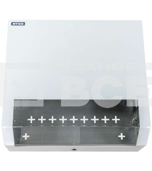 Шкаф коммутационный NTSS (NTSS-SOHO5U) настенный 5U 520x140мм пер.дв.стекл несъемн.бок.пан. 80кг белый IP20