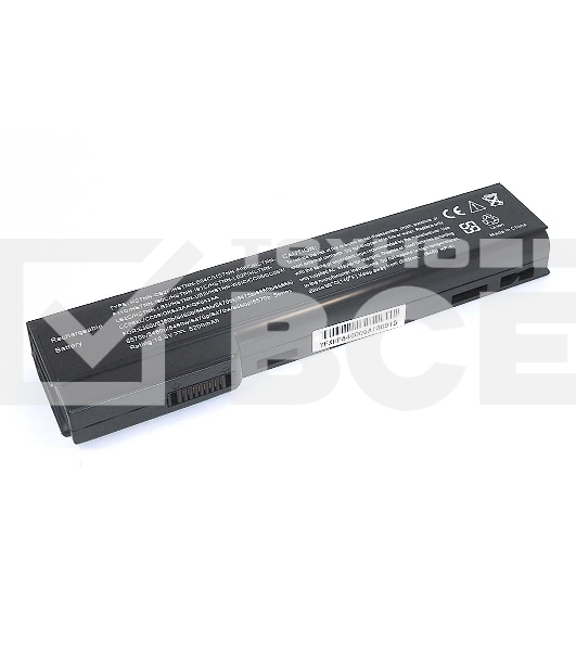 Аккумуляторная батарея для ноутбука HP Compaq 6560b (HSTNN-LB2G) 10.8V 5200mAh OEM черная