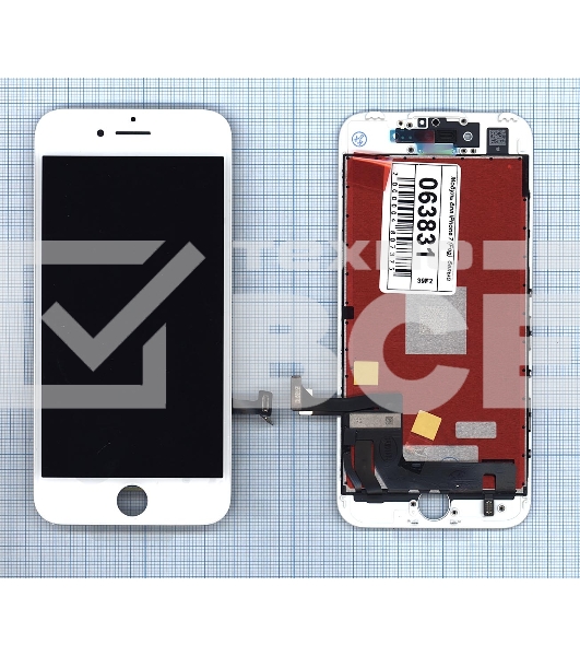 Дисплей для iPhone 7 в сборе с тачскрином (Fog) белый
