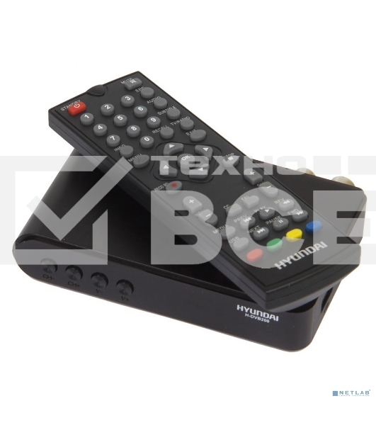 Ресивер DVB-T2 Hyundai H-DVB200 черный