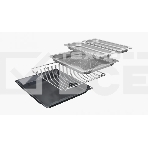 Компактный духовой шкаф-пароварка, черный, 14 режимов + комбинированные режимы, функция приготовление на пару 100%, 4-слойное остекление, 3 цветных текстовых TFT-дисплея 2,5' с сенсорным управлением, ControlRing, функции HomeConnect: удаленная диагностика, контроль и мониторинг, LED-освещение, меню Assist, PerfectBake, термощуп PerfectRoast, самоочистка EcoClean, фото5