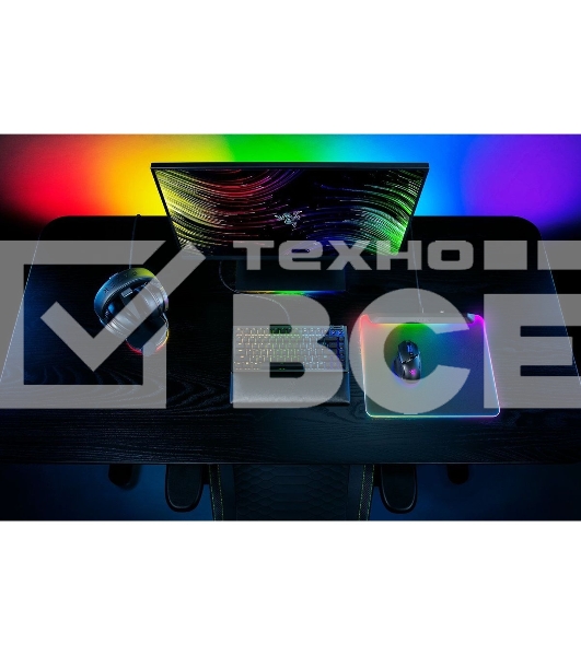 Игровой коврик для мыши Razer Firefly V2 Pro Black Hard Surface Mouse Mat