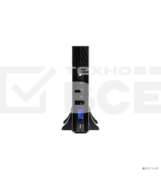 Источник бесперебойного питания Бастион SKAT-UPS 3000-RACK-ON-E {Online, 3000ВА/2700Вт, стойка/на пол, 8xC13 + 1xC19, USB/RS-232, EPO, БЕЗ АКБ 6x, МПТ} (9909)