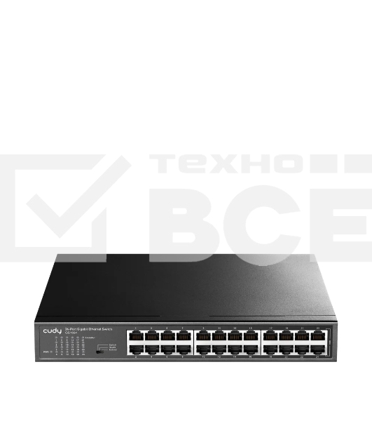 Коммутатор Cudy GS1024 (L2) 24x1Гбит/с неуправляемый