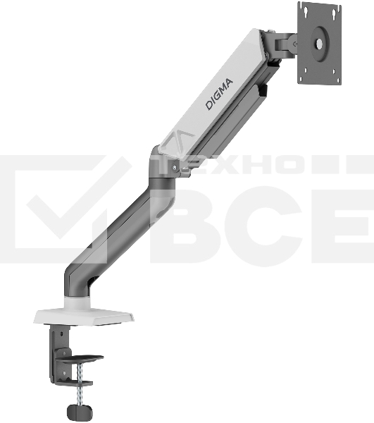 Кронштейн для мониторов ЖК Digma D-MM101 серый 17
