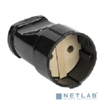 Гнездо штепсельное EKF ASG10-30 б/з черн. 10А 250В EKF PROxima, фото 1