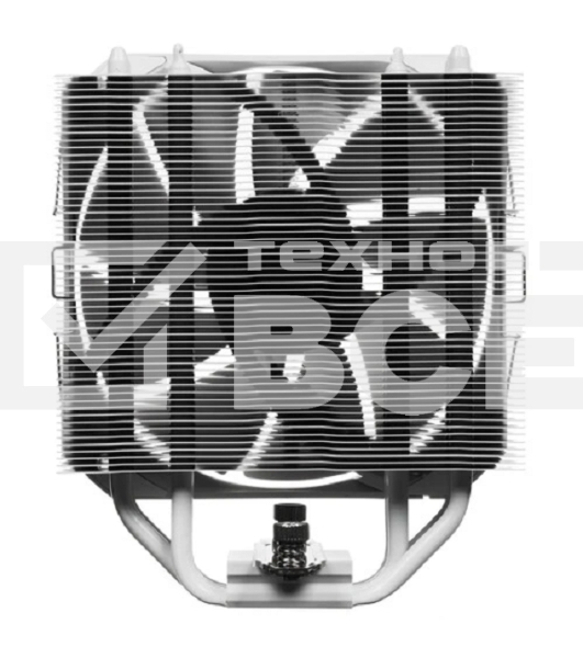 Кулер для процессора PCCooler PALADIN 400 WH (200W, 4-pin PWM, 157mm, Al/Cu, 4x6mm, 1x130mm, 76.85CFM, 29dBA, 1600RPM, S: 1851/1700/1200/115X, AM5/AM4, white)