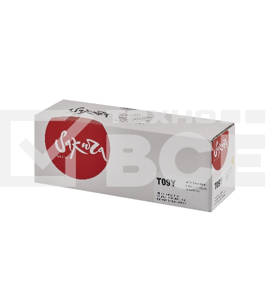 Картридж Sakura T09Y-ECO (3017C006) для Canon, желтый, 5900 к. (чип без счетчика копий)