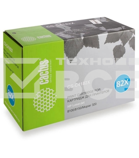Тонер-картридж Cactus CS-C4182X черный для HP LaserJet 8100/8150/Mopier 320 (20000 стр.)