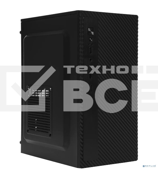 Компьютерный корпус Accord Entry ACC-2053B черный без БП mATX 1x80мм 1x120мм 2xUSB2.0 audio