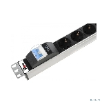 Вертикальный блок розеток Rem-16 с авт. 16А, 25 Shuko, 16A, алюм., 42-48U, шнур 3 м., фото4