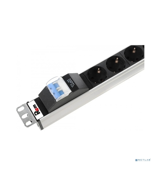 Вертикальный блок розеток Rem-16 с авт. 16А, 25 Shuko, 16A, алюм., 42-48U, шнур 3 м.