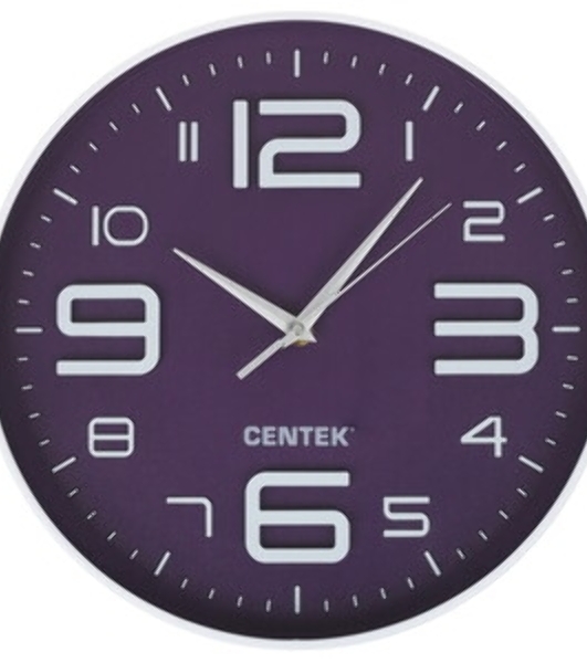 Часы настенные Centek СТ-7101 фиолетовый