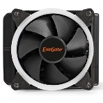 Комплект жидкостного охлаждения ExeGate BlackWater-120V3.PWM.RGb (RGb подсветка, LGA2066/2011/1366/1150/1151/1155/1156/1200/1700/1851/AM4/AM5/FM1/FM2/FM2+/AM2/AM2+/AM3/AM3+, TDP 150W, Fan 120мм 4pin PWM 600-1800RPM Hydro bearing, помпа 3pin 2700RPM, макс. шум 37db, с термопастой, на винтах, черный, Color Box), фото31