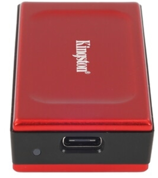 Внешний SSD Kingston XS1000, 2TB, USB 3.2 Gen 2 Type-C, R/W 1050/1000, черный