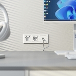 Розетка Ethernet RJ-45 cat. 6A экранированная (белый матовый), фото4