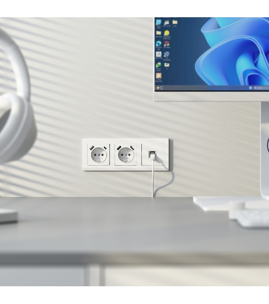 Розетка Ethernet RJ-45 cat. 6A экранированная (белый матовый)