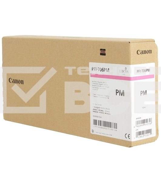 Картридж струйный Canon PFI-706 PM фото пурпурный для iPF8300S/8400/9400S/9400 (6686B001)