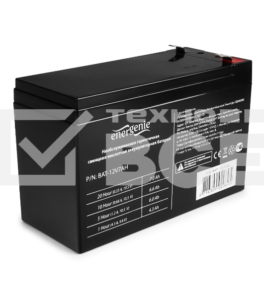 Батарея Gembird/Energenie BAT-12V7AH